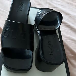Gucci rubber slides